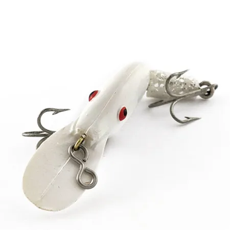 Vintage Eppinger Sparkle Tail, 1/4oz White Sparkle Tail fishing lure #20773