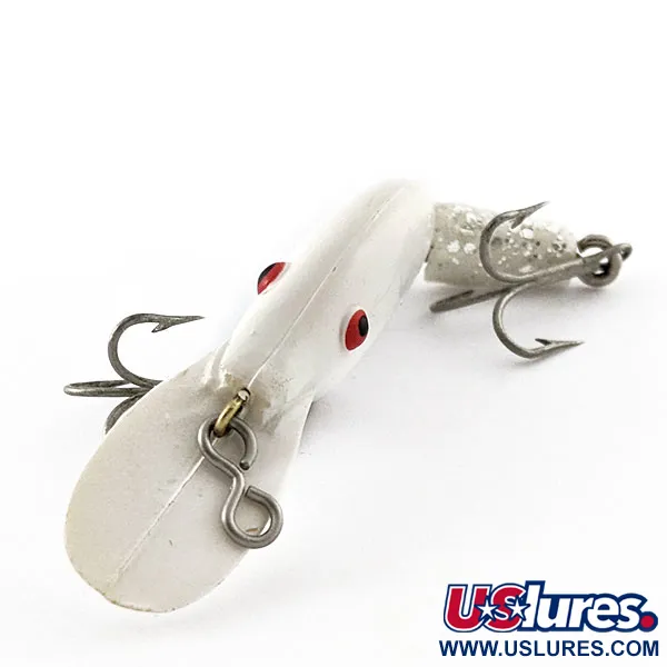 Vintage  Eppinger Sparkle Tail, 1/4oz White Sparkle Tail fishing lure #20773