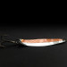 Vintage  Luhr Jensen Luhr-Jensen Coyote Salmon , 3/16oz nickel/orange fishing spoon #20775