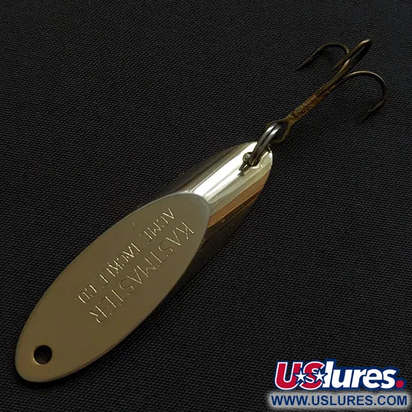 Vintage Acme Kastmaster, 3/8oz gold fishing spoon #20777