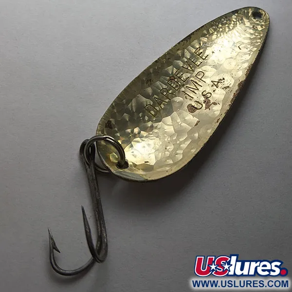 Vintage Eppinger Dardevle Imp Crystal, 2/5oz Crystal fishing spoon #20779