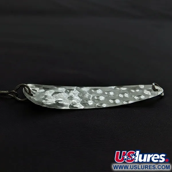 Vintage Luhr Jensen Flutter Spoon 22, 3/16oz nickel fishing spoon #20780