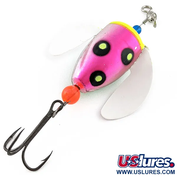 Vintage  Yakima Bait Spin-N-Glo, 1/4oz Glo Wings - California Watermelon fishing #20785