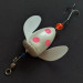 Vintage  Yakima Bait Spin-N-Glo, 1/4oz Pearl Wings - Pearl Clown fishing #20788