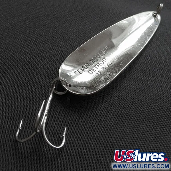 Vintage  Eppinger Dardevle, 1oz nickel fishing spoon #20789