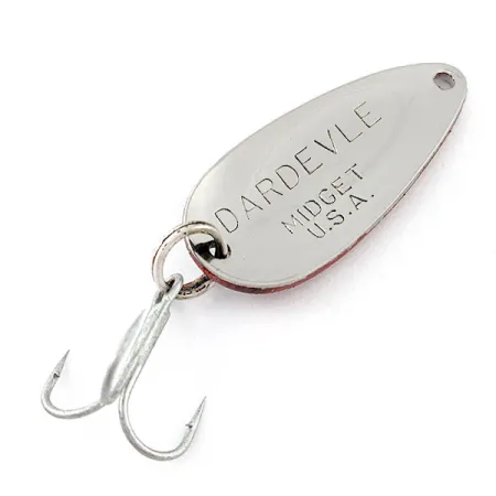 Vintage Eppinger Dardevle Midget, 3/16oz Red Devle fishing spoon #20790