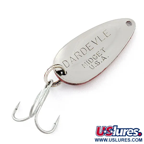 Vintage  Eppinger Dardevle Midget, 3/16oz Red Devle fishing spoon #20790