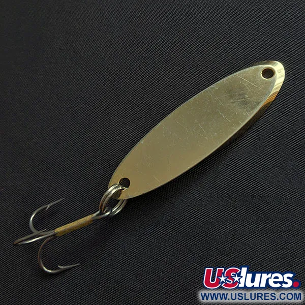 Vintage Acme Kastmaster, 1/2oz gold fishing spoon #20791