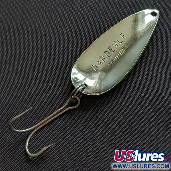 Vintage  Eppinger Dardevle Spinnie, 1/3oz Frog fishing spoon #20795