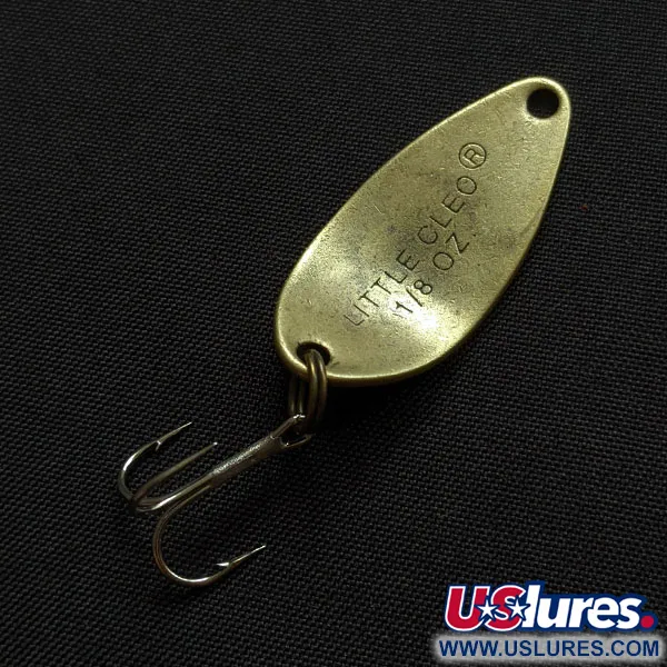 Vintage Acme Little Cleo, 1/8oz brass fishing spoon #20797