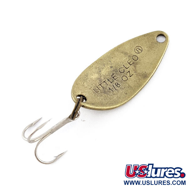 Vintage   Acme Little Cleo, 1/8oz brass fishing spoon #20797