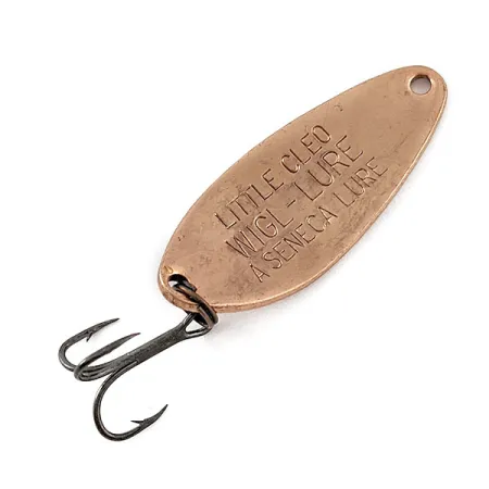 Vintage Seneca Little Cleo, 1/4oz copper fishing spoon #20798