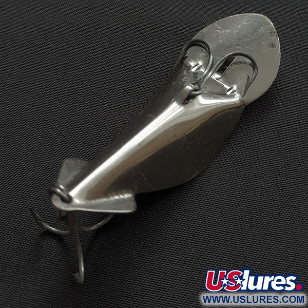 Vintage   Buck Perry spoonplug, 1/3oz nickel fishing spoon #20800