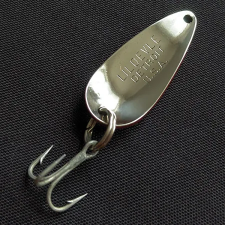 Vintage Eppinger Dardevle Lildevle, 1/8oz Red Devle fishing spoon #20803