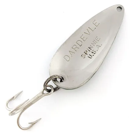 Vintage Eppinger Dardevle Spinnie, 1/3oz Green fishing spoon #20804