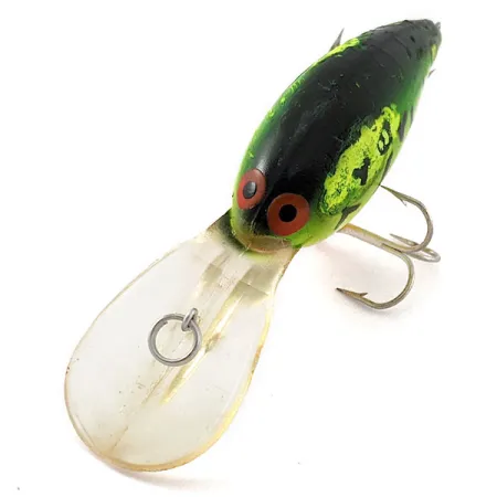 Vintage Norman DD14, 3/5oz Fire tiger fishing lure #20808