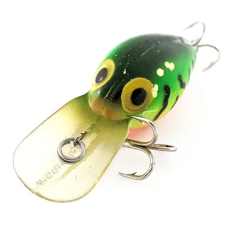 Vintage Storm Wiggle Wart, 2/5oz Fire tiger fishing lure #20816