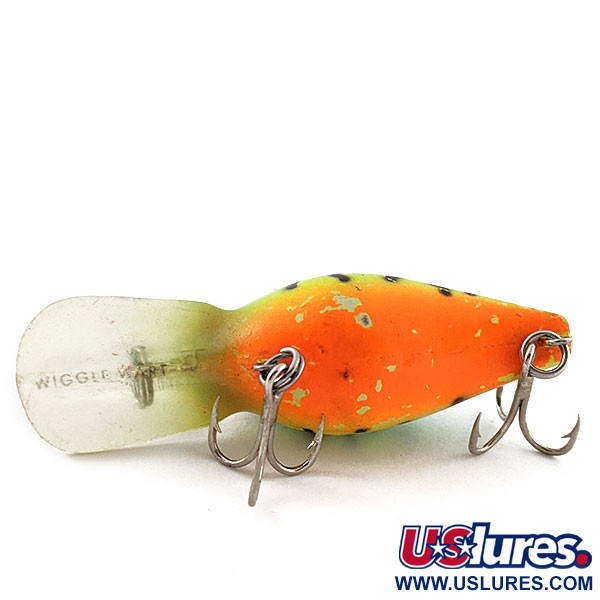 Vintage   Storm Wiggle Wart, 2/5oz Fire tiger fishing lure #20816