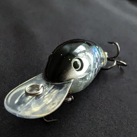 Vintage Cabela's Grave Digger Swim Bait , 1/4oz HOLO Silver Sides fishing lure #20819
