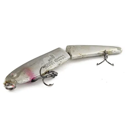 Vintage Heddon Zara Gossa, 1/4oz silver fishing lure #20822