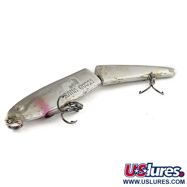 Vintage   Heddon Zara Gossa, 1/4oz silver fishing lure #20822