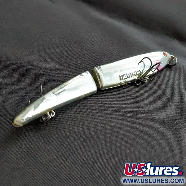 Vintage   Heddon Zara Gossa, 1/4oz silver fishing lure #20822