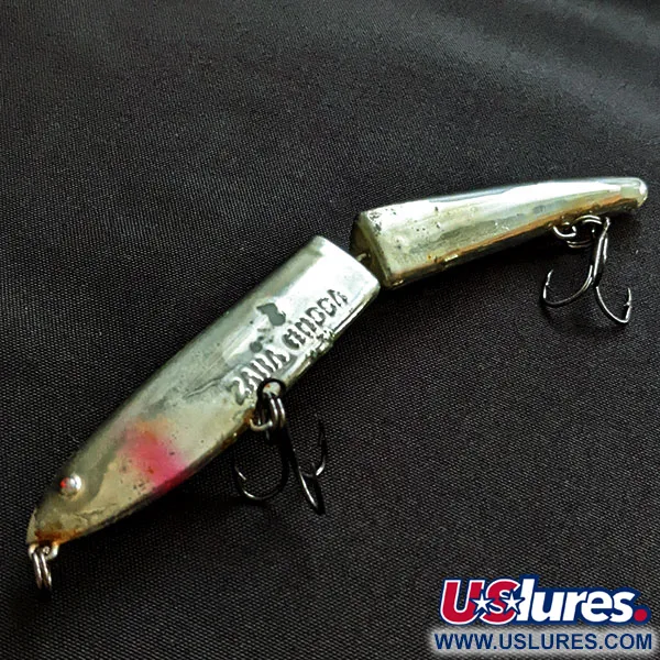 Vintage   Heddon Zara Gossa, 1/4oz silver fishing lure #20822