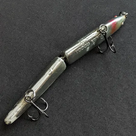 Vintage Heddon Zara Gossa, 1/4oz silver fishing lure #20822