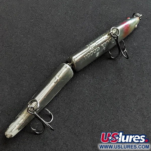 Vintage   Heddon Zara Gossa, 1/4oz silver fishing lure #20822