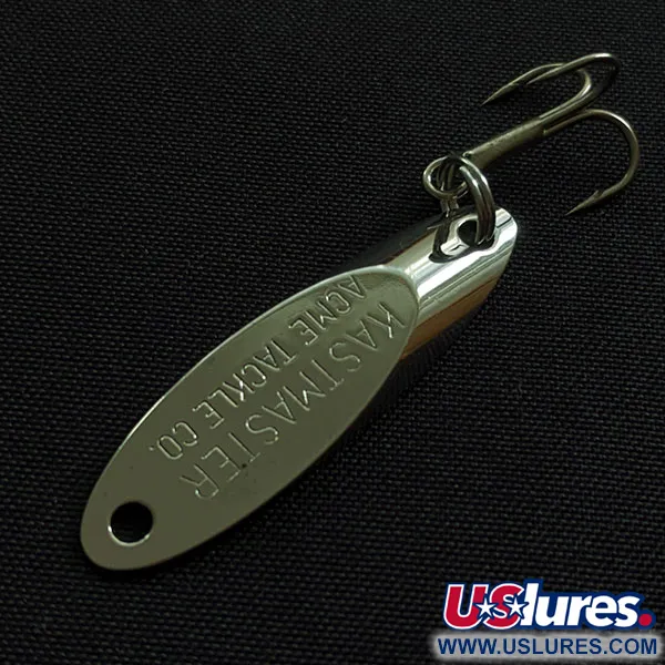 Vintage Acme Kastmaster, 1/8oz nickel fishing spoon #20827