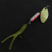 Vintage  Yakima Bait Worden’s Original Rooster Tail, 1/4oz brass/watermelon spinning lure #20831