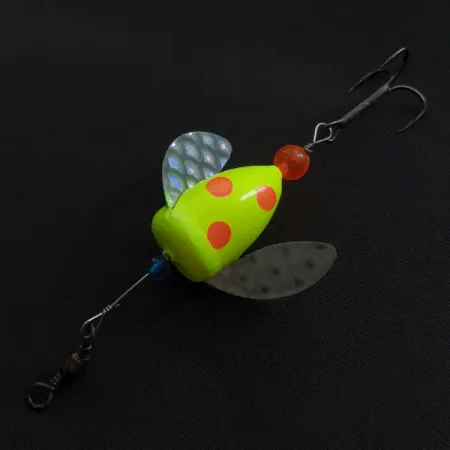 Vintage Yakima Bait Spin-N-Glo, 3/16oz Clown (CL-MY)
Mylar spinning lure #20836