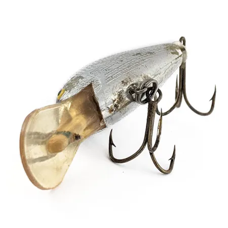 Vintage Bill Norman Vintage Little Scooper , 1/4oz silver fishing lure #20839