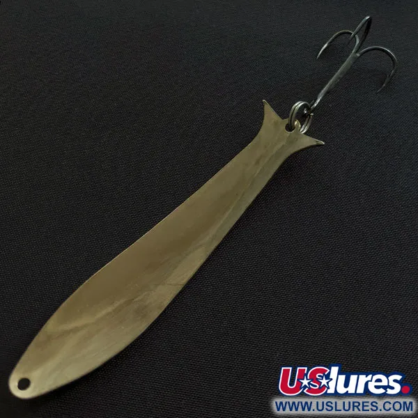 Vintage Acme Flash-King Wobbler, 1/4oz gold fishing spoon #20843
