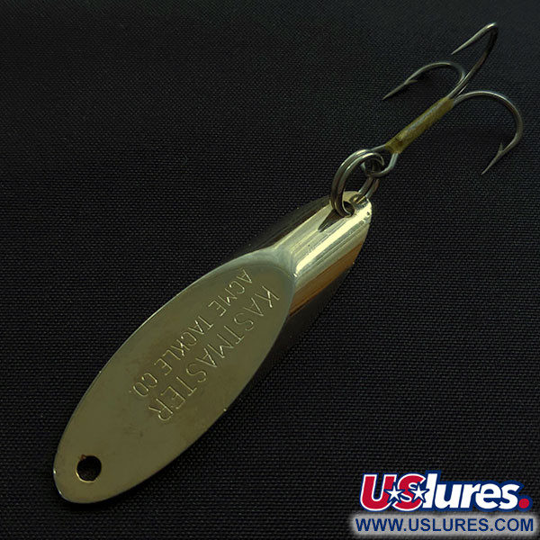 Vintage  Acme Kastmaster, 3/8oz gold fishing spoon #20849