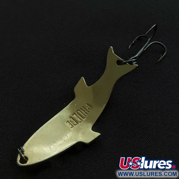 Vintage Acme Phoebe, 3/16oz gold fishing spoon #20852