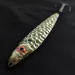 Vintage  Mann's Bait  Mann's Mann O Lure jig​, 2oz hammered silver fishing spoon #20857
