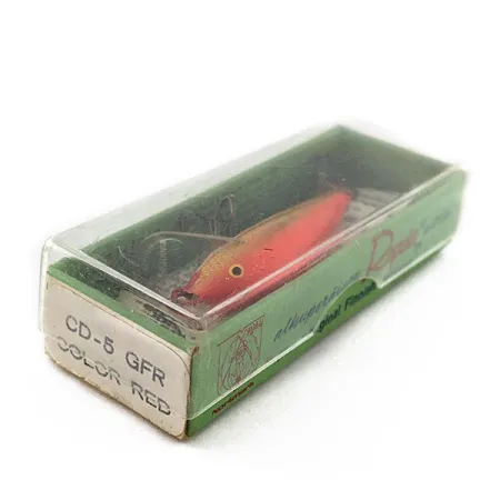 Rapala Countdown CD5 (1960s), 3/16oz GFR Color Red fishing lure #20869