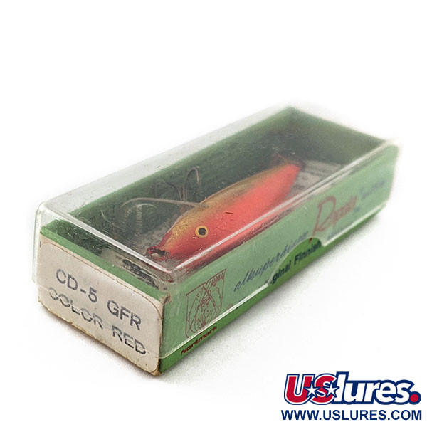   Rapala Countdown CD5 (1960s), 3/16oz GFR Color Red fishing lure #20869