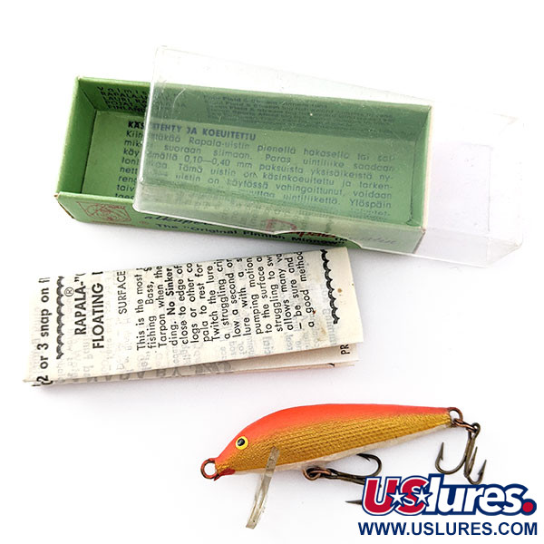   Rapala Countdown CD5 (1960s), 3/16oz GFR Color Red fishing lure #20869