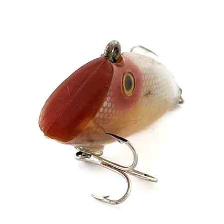 Vintage Whopper Stopper Bayou Boogie, 1/3oz yellow back silver plate fishing lure #20870
