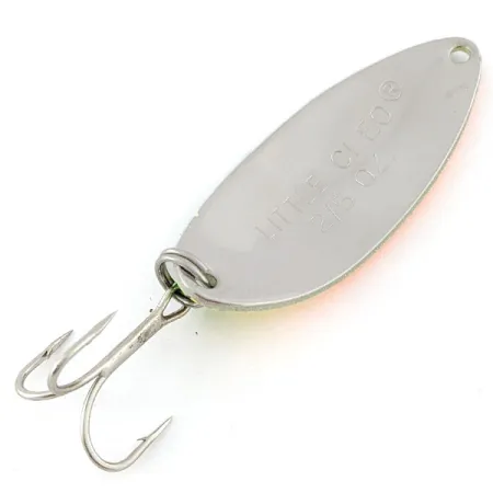 Vintage Acme Little Cleo, 2/5oz Fire tiger UV fishing spoon #20875