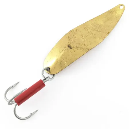 Vintage Mepps Syclops 3, 1oz gold fishing spoon #20881