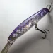 Vintage   Vintage Bill Norman Deep 2JD, 1/2oz Clear/Purple fishing lure #20882