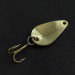 Vintage  Acme K.O. Wobbler, 1/8oz white/black/gold fishing spoon #20885