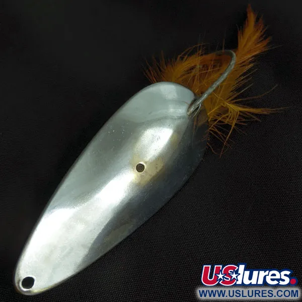 Vintage   Tony Accetta Weed Doger, 3/4oz nickel fishing spoon #20888