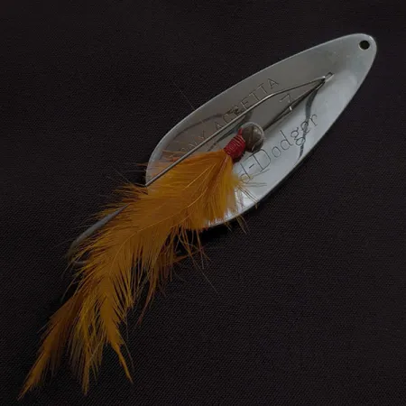 Vintage Tony Accetta Weed Doger, 3/4oz nickel fishing spoon #20888