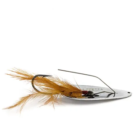 Vintage Tony Accetta Weed Doger, 3/4oz nickel fishing spoon #20888