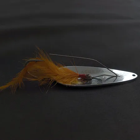 Vintage Tony Accetta Weed Doger, 3/4oz nickel fishing spoon #20888