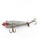 Vintage  Luhr Jensen Rhoden Baby  Johnny Rattler Rattalur, 1/4oz chrome/black fishing lure #20889